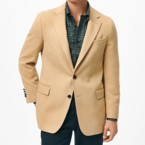 Brooks Brothers 346 Camel Hair Twill Sport coat camel - 48 - Picture 1 of 12